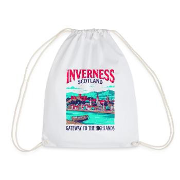 City Inverness Scotland Gateway To The Highlands - Turnbeutel - Weiß - Vorne