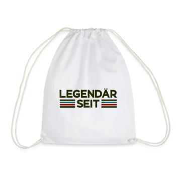 Legendär seit Geburtsjahr Personalisierung - Turnbeutel - Weiß - Vorne