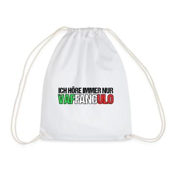 Italien Italiener Vaffanculo - Turnbeutel - Weiß - Vorne