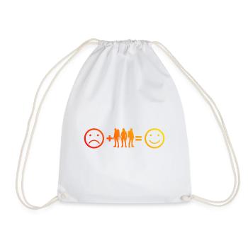 Climber Climbing Climbing Bouldering - Drawstring Bag - white - Front