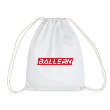 Ballern Techno Rave Club Electro Musik Raver - Turnbeutel - Weiß - Vorne