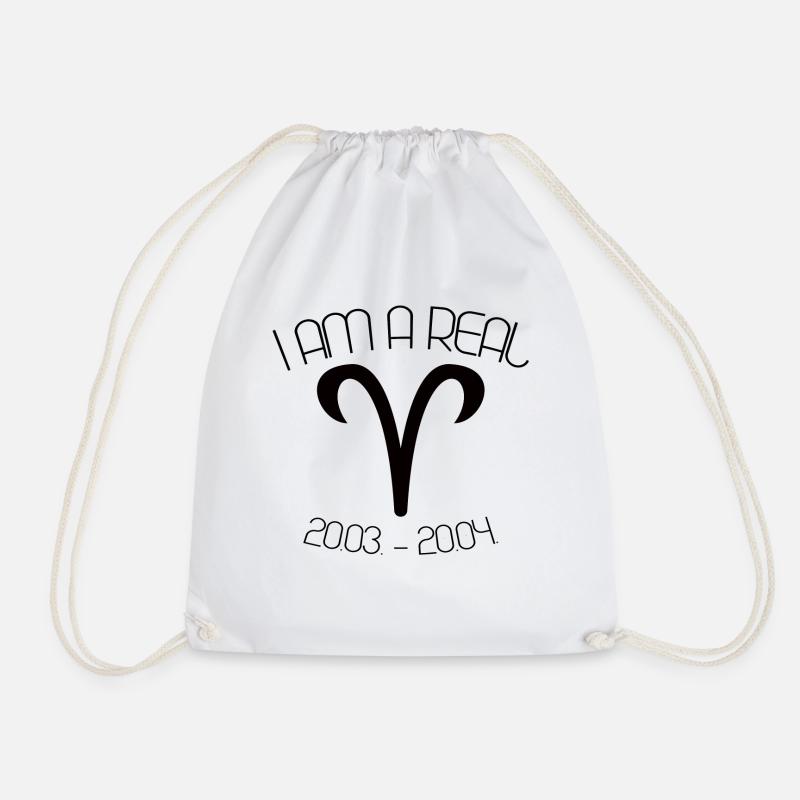 ARRANGEMENT - Drawstring Bag - white