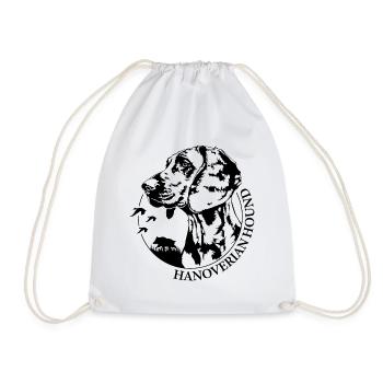 HANOVERIAN HOUND Chien de chasse Portrait Chiens de chasse - Sac de sport léger - blanc - Devant