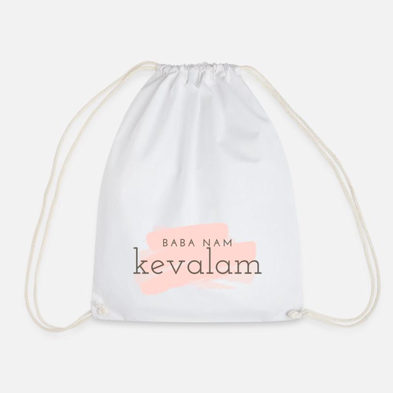 baba nam kevalam - Turnbeutel - Weiß