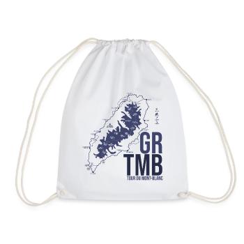randonnee GRTMB GR tmb tour du mont blanc - Sac de sport léger - blanc - Devant