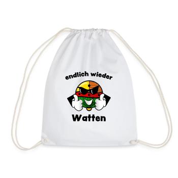 WATTEN Watteln Wattlung Jeu de cartes Carte - Sac de sport léger - blanc - Devant