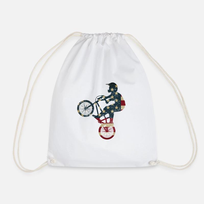 BMX BMXer - Turnbeutel - Weiß