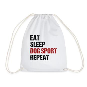 Chien chien amateur de chien - funny dog shirt - Sac de sport léger - blanc - Devant