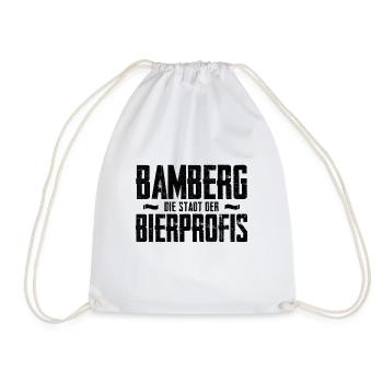 Bamberg City of Beer Professionals Beer Drinker Gift - Drawstring Bag - white - Front