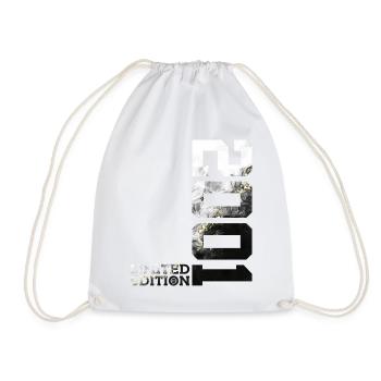25TH BIRTHDAY 25 YEARS LIMITED EDITION 2001 - Drawstring Bag - white - Front