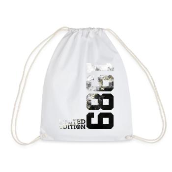 37TH BIRTHDAY 37 YEARS LIMITED EDITION 1989 - Drawstring Bag - white - Front