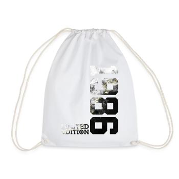 40TH BIRTHDAY 40 YEARS LIMITED EDITION 1986 - Drawstring Bag - white - Front