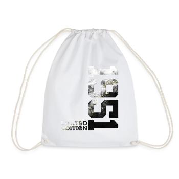 75TH BIRTHDAY 75TH ANNIVERSARY LIMITED EDITION 1951 - Drawstring Bag - white - Front