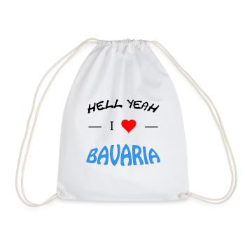 Bayern Bavaria - Turnbeutel - Weiß - Vorne