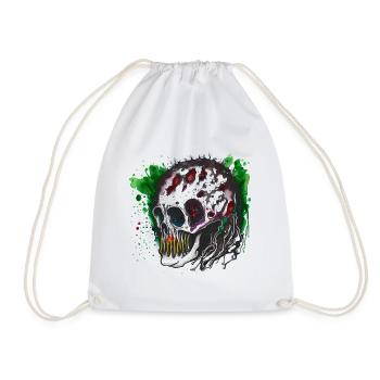 Nasty Monster Zombie Evil - Drawstring Bag - white - Front
