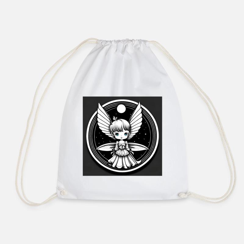 Goth Gothic liebe Elfe - Turnbeutel - Weiß