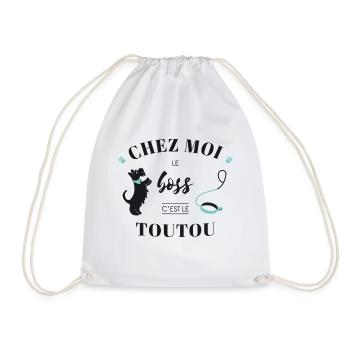 toutou03 Plan de travail 1 - Sac de sport léger - blanc - Devant