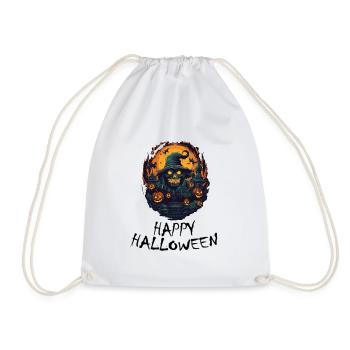 Halloween - Happy Halloween - Turnbeutel - Weiß - Vorne