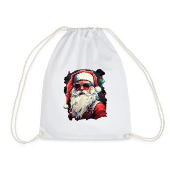 Père Noël - Sac de sport léger - blanc - Devant