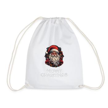 Santa Claus - Marry Christmas - Drawstring Bag - white - Front