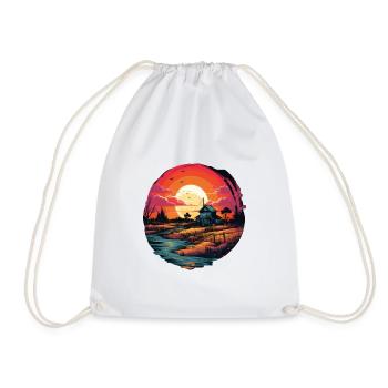 Paysage - Sac de sport léger - blanc - Devant