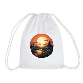 Paysage - Sac de sport léger - blanc - Devant