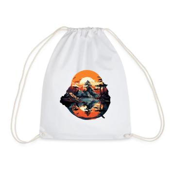 Paysage - Sac de sport léger - blanc - Devant