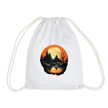 Paysage - Sac de sport léger - blanc - Devant