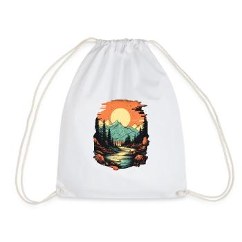 Paysage - Sac de sport léger - blanc - Devant