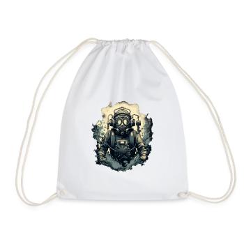 Plongeur - Sac de sport léger - blanc - Devant