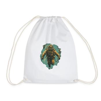 Plongeur - Sac de sport léger - blanc - Devant