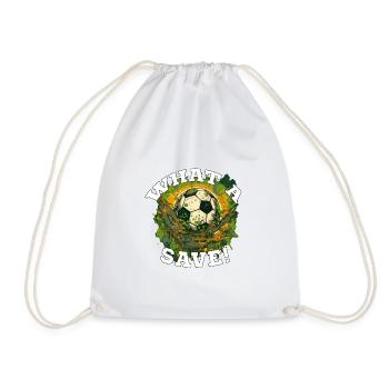 Balle de football - Quelle sauvegarde! - Sac de sport léger - blanc - Devant