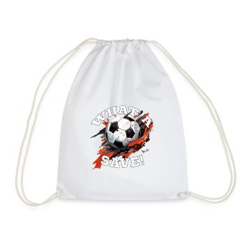 Fußball ball - What a Save! - Turnbeutel - Weiß - Vorne