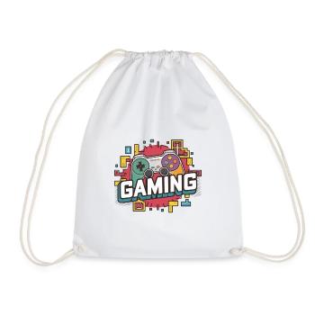 Gaming - Controllers - Drawstring Bag - white - Front