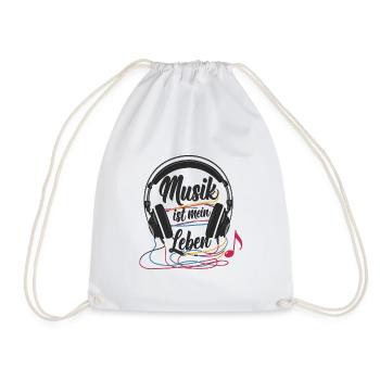 La musique, c’est ma vie - Sac de sport léger - blanc - Devant