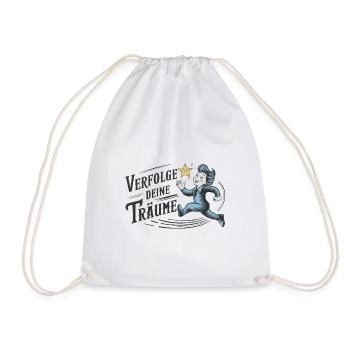 Verfolge deine Träume - Turnbeutel - Weiß - Vorne