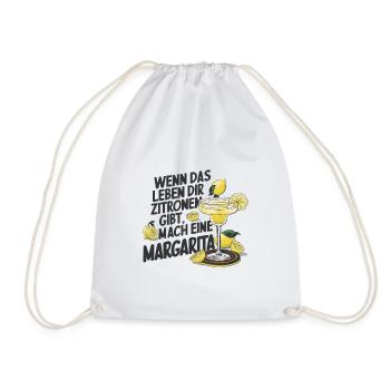 Quand la vie vous donne des citrons, faites de la margarita - Sac de sport léger - blanc - Devant