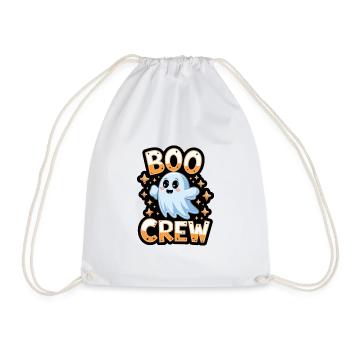 Süßes Gespenst – Boo Crew - Turnbeutel - Weiß - Vorne