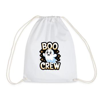 Süßes Gespenst – Boo Crew - Turnbeutel - Weiß - Vorne