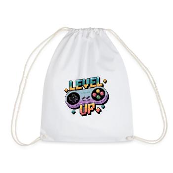 Level Up - Manette de jeu - Sac de sport léger - blanc - Devant
