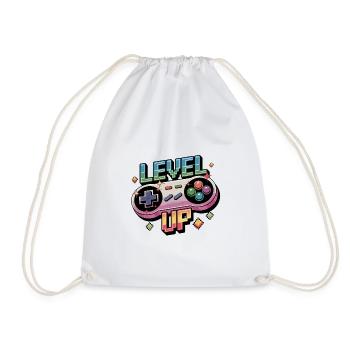 Level Up - Manette de jeu - Sac de sport léger - blanc - Devant