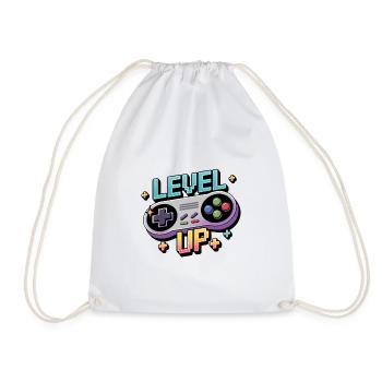 Level Up - Manette de jeu - Sac de sport léger - blanc - Devant