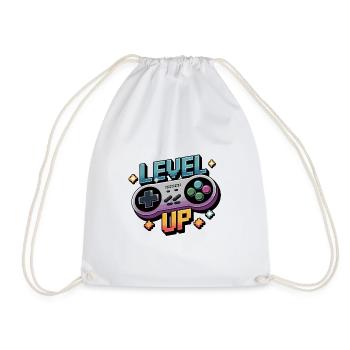 Level Up - Manette de jeu - Sac de sport léger - blanc - Devant