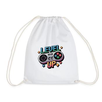 Level Up - Manette de jeu - Sac de sport léger - blanc - Devant