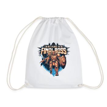 I’m the FinalBoss – Personnage puissant - Sac de sport léger - blanc - Devant