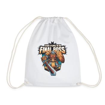 I’m the FinalBoss – Personnage puissant - Sac de sport léger - blanc - Devant