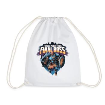 I’m the FinalBoss – Personnage puissant - Sac de sport léger - blanc - Devant