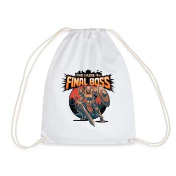 I’m the FinalBoss – Personnage puissant - Sac de sport léger - blanc - Devant