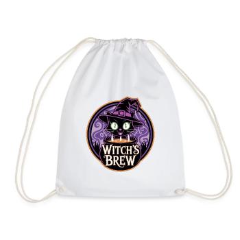Witch’s Brew – Mystische Hexenkatze - Turnbeutel - Weiß - Vorne