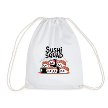 Sushi Squad – L’équipe Kawaii Nigiri - Sac de sport léger - blanc - Devant